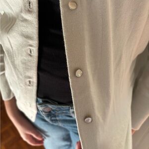 Classic JCREW Warm Grey Cardigan | M